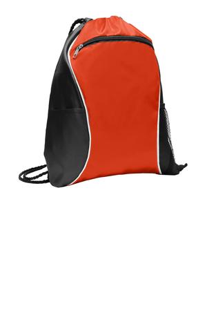 Port Authority BG613 Fast Break Cinch Pack in Pop Orange
