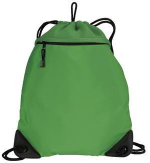 Port Authority BG810 Cinch Pack with Mesh Trim in Cactus