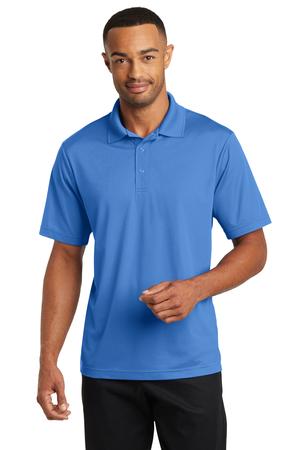 CornerStone CS421 Micropique Gripper Polo in Blue Lake