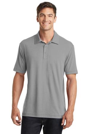 Port Authority K568 Cotton Touch Performance Polo in Frost Grey