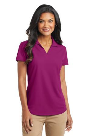 Port Authority L572 Women's Dry Zone Grid Polo in Magenta