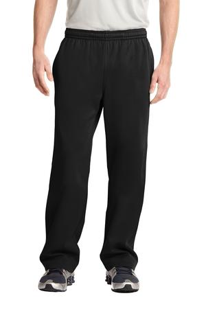 Sport-Tek ST237 Sport-Wick Fleece Pant in Black