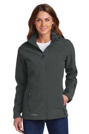 Eddie Bauer EB537 Women's Hooded Soft Shell Parka in Grey Steel