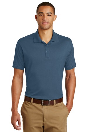Eddie Bauer EB102 Performance Polo in Coast Blue