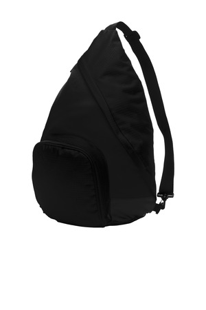 Port Authority BG206 Active Sling Pack in Black/ Black