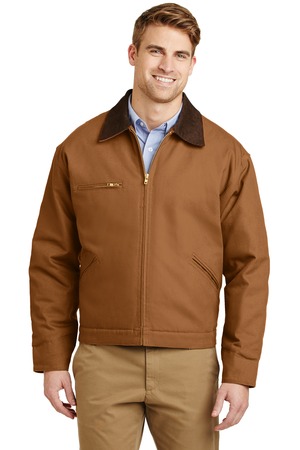 CornerStone J763 Duck Cloth Work Jacket in Duck Brown