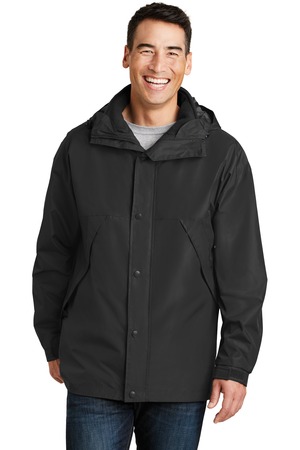 Port Authority J777 3-in-1 Jacket in Black/ Black