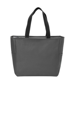 Port Authority BG410 Essential Zip Tote in Dark Charcoal