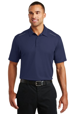 Port Authority K580 Pinpoint Mesh Polo in True Navy