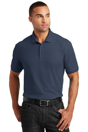 Port Authority TLK100 Tall Core Classic Pique Polo in River Blue Navy