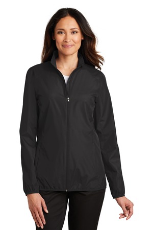 Port Authority L344 Women's Zephyr Full-Zip Jacket in Black