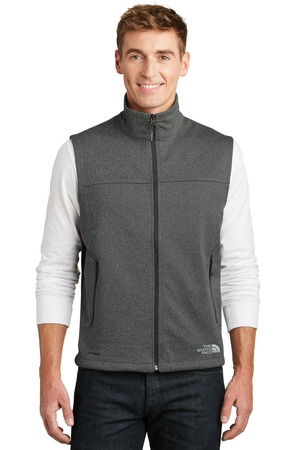 The North Face NF0A3LGZ Ridgewall Soft Shell Vest in TNF Dark Grey Heather