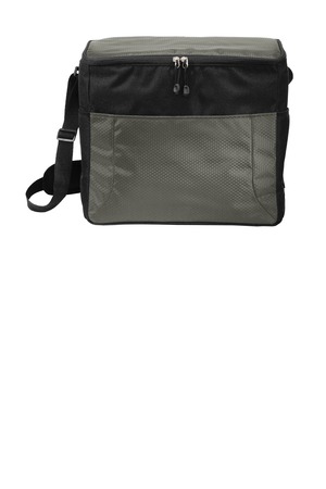 Port Authority BG514 24-Can Cube Cooler in Grey/ Black