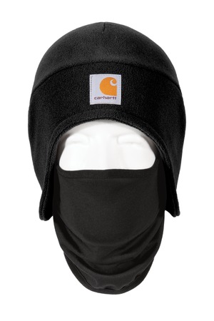 Carhartt CTA202 Fleece 2-In-1 Headwear in Black