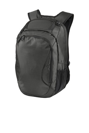 Port Authority BG212 Form Backpack in Dark Grey/ Black