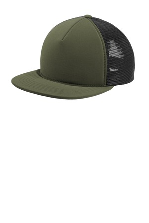 Port Authority C937 Flexfit 110 Foam Outdoor Cap in Army Green/ Black