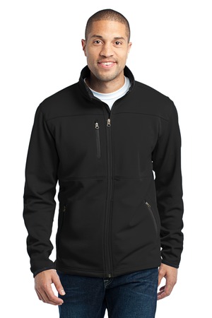 Port Authority F222 Pique Fleece Jacket in Black