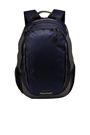 Port Authority BG208 Ridge Backpack in Deep Navy/ Dark Charcoal
