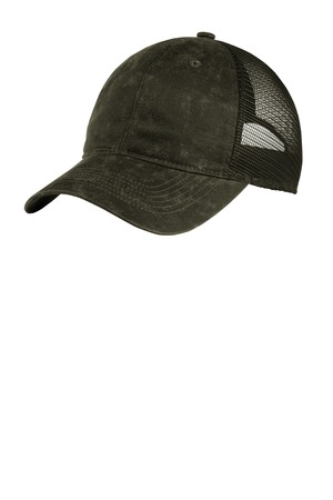 Port Authority C927 Pigment Print Mesh Back Cap in Olive