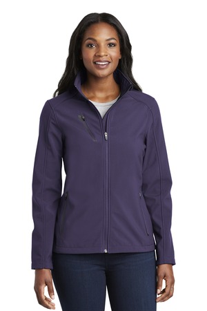 Port Authority L324 Women's Welded Soft Shell Jacket in Posh Purple