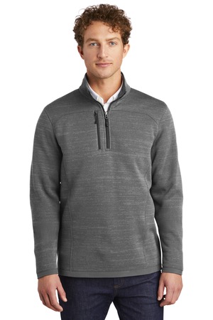 Eddie Bauer EB254 Sweater Fleece 1/4-Zip in Dark Grey Heather