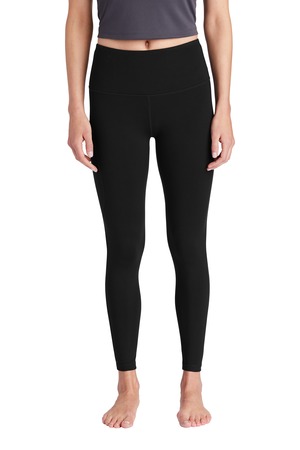 Sport-Tek LPST891 Women's High Rise 7/8 Legging in Black