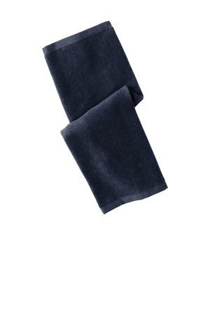 Port Authority PT390 Hemmed Towel in Navy