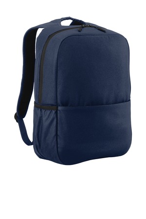 Port Authority BG218 Access Square Backpack in River Blue Navy