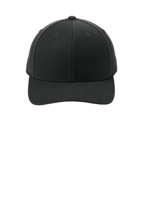Sport-Tek STC43 YP Classics Curve Bill Snapback Cap in Black