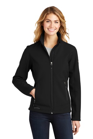 Eddie Bauer EB535 Women's Rugged Ripstop Soft Shell Jacket in Black