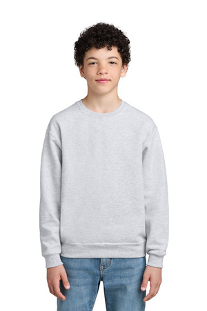Jerzees 562B Youth NuBlend Crewneck Sweatshirt in Ash
