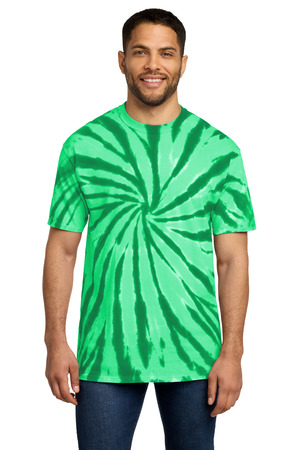 Port & Company PC147 Tie-Dye Tee in Kelly