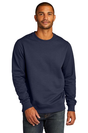 District DT8104 Re-Fleece Crew in True Navy
