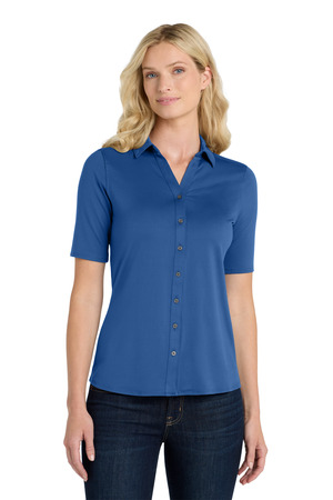 Port Authority LK682 Women's City Stretch Top in True Blue