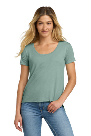Next Level Apparel NL5030 Women's Festival Scoop Neck Tee in Stonewash Green