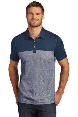 TravisMathew TM1MU414 Oceanside Blocked Polo in Blue Nights/ Blue Nights Heather