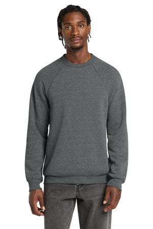 BELLA+CANVAS BC3901 Unisex Sponge Fleece Raglan Sweatshirt in Grey Triblend