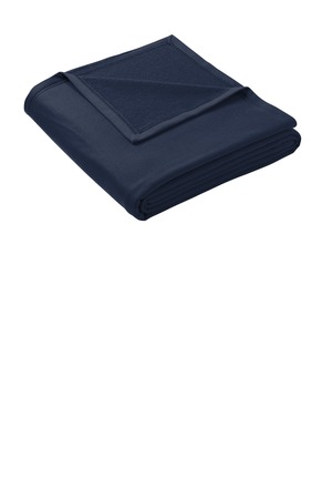 Port & Company BP79 Oversized Core Fleece Sweatshirt Blanket in Navy