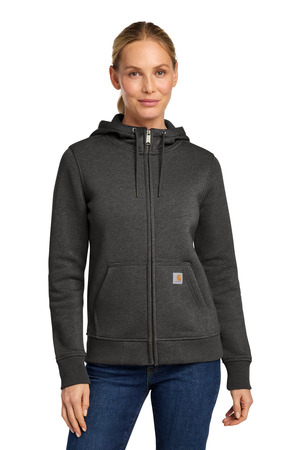 Carhartt CT102788 Women's Clarksburg Full-Zip Hoodie in Carbon Heather