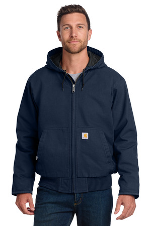 Carhartt CT104050 Washed Duck Active Jac in Navy