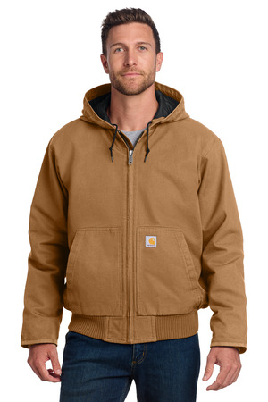 Carhartt CTT104050 Tall Washed Duck Active Jac in Carhartt Brown