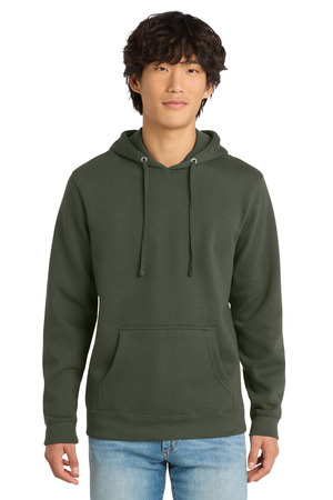 District DT6100 V.I.T. Fleece Hoodie in Olive