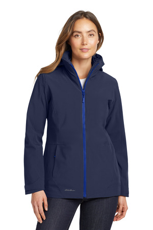Eddie Bauer EB657 Women's WeatherEdge 3-in-1 Jacket in River Blue/ Cobalt Blue