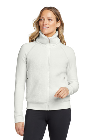 OGIO LOG815 Women's Luuma Sherpa Full-Zip in Ivory Snow