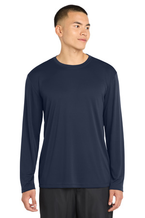 Sport-Tek TST350LS Tall Long Sleeve PosiCharge Competitor Tee in True Navy