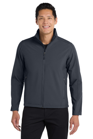 Port Authority TLJ317 Tall Core Soft Shell Jacket in Battleship Grey