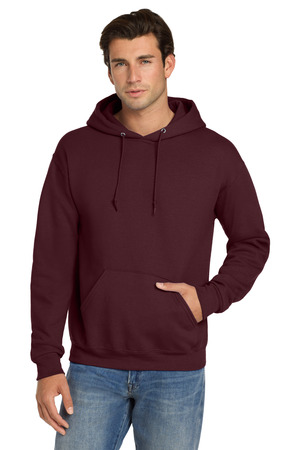 Jerzees 4997M Super Sweats NuBlend - Pullover Hooded Sweatshirt in Maroon
