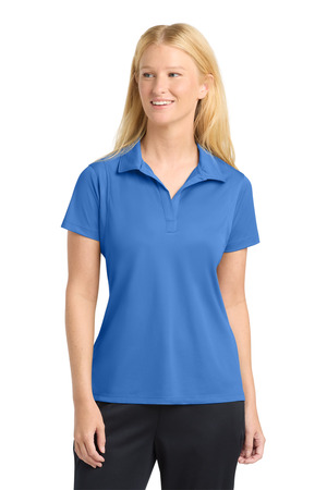 Sport-Tek LST650 Women's Micropique Sport-Wick Polo in Blue Lake
