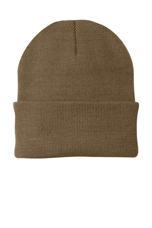 Port Authority CP90 Knit Cap in Woodland Brown