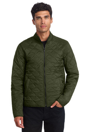 Mercer+Mettle MM7200 Quilted Full-Zip Jacket in Townsend Green